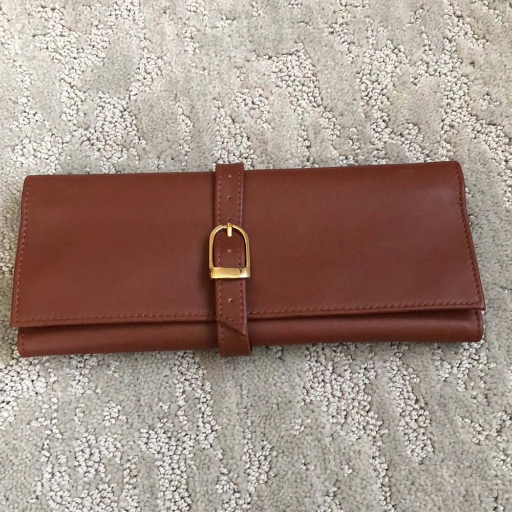 Travel Jewelry Wallet, Suede